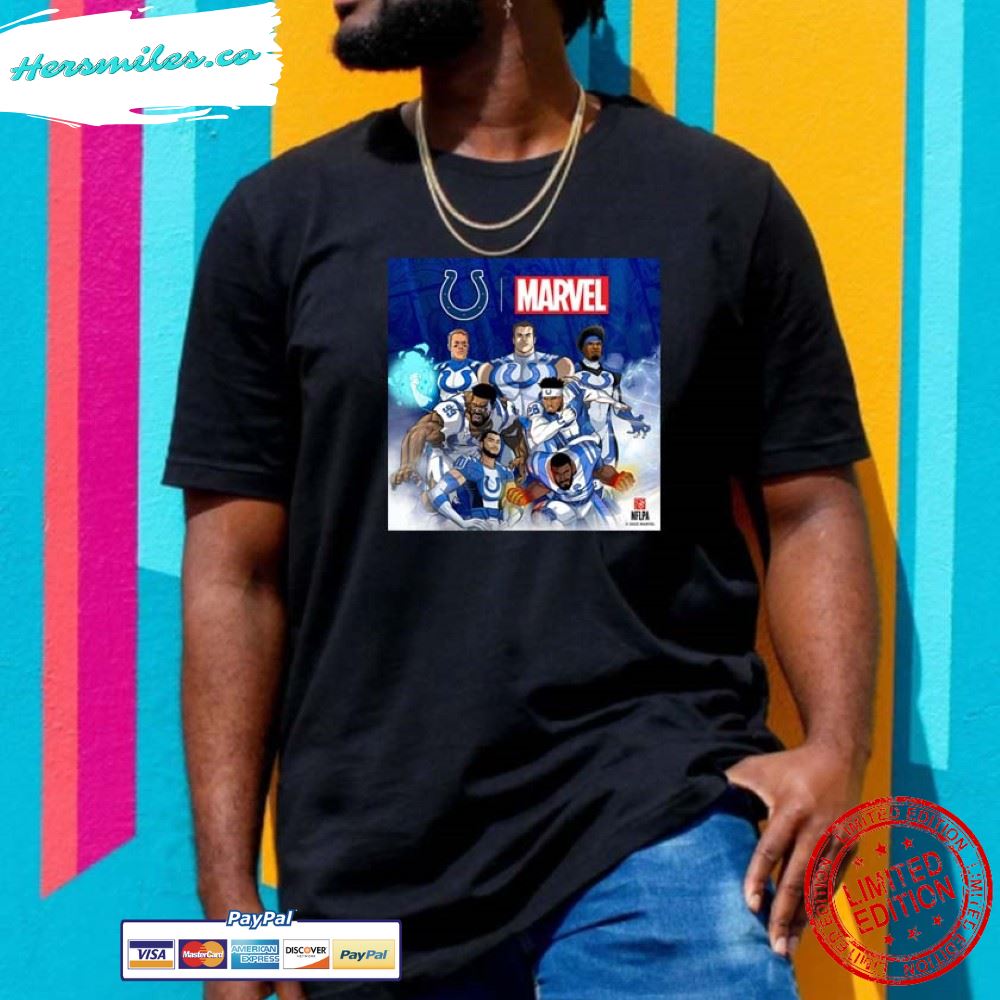 Indianapolis Colts players x Marvel style NFL Unisex T-shirt