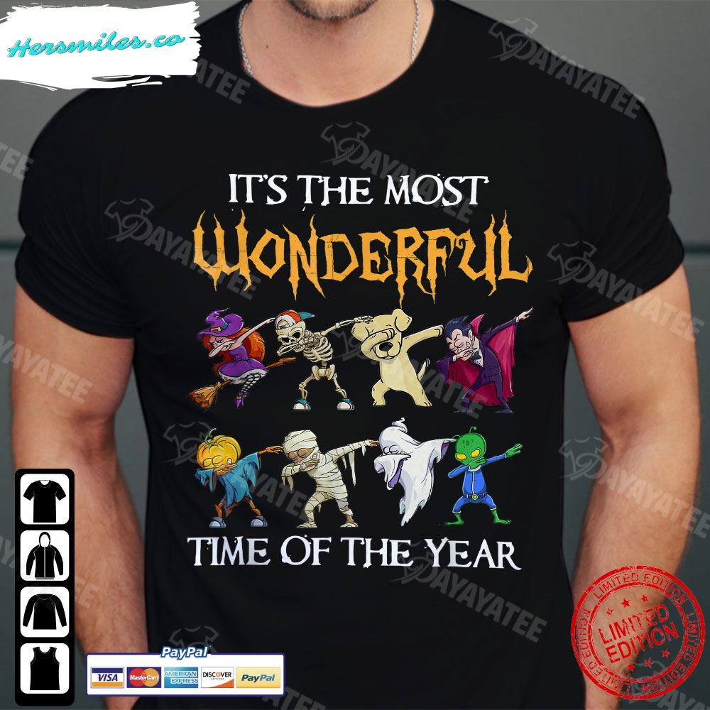 It’S The Most Wonderful Time Of The Year Shirt Halloween Cartoon Charaters T-Shirt