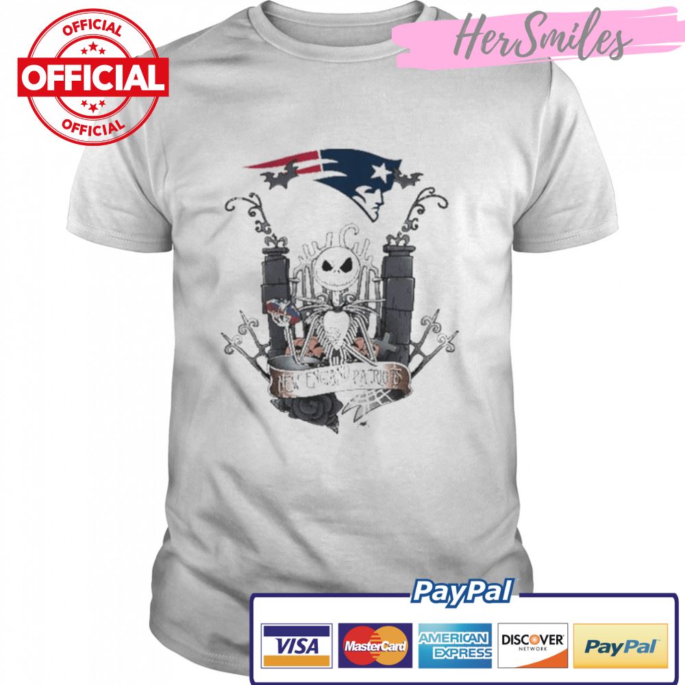 Jack Skellington the nightmare New England Patriots shirt