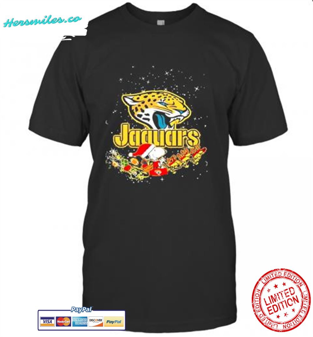 Jacksonville Jaguars Snoopy Christmas T-Shirt