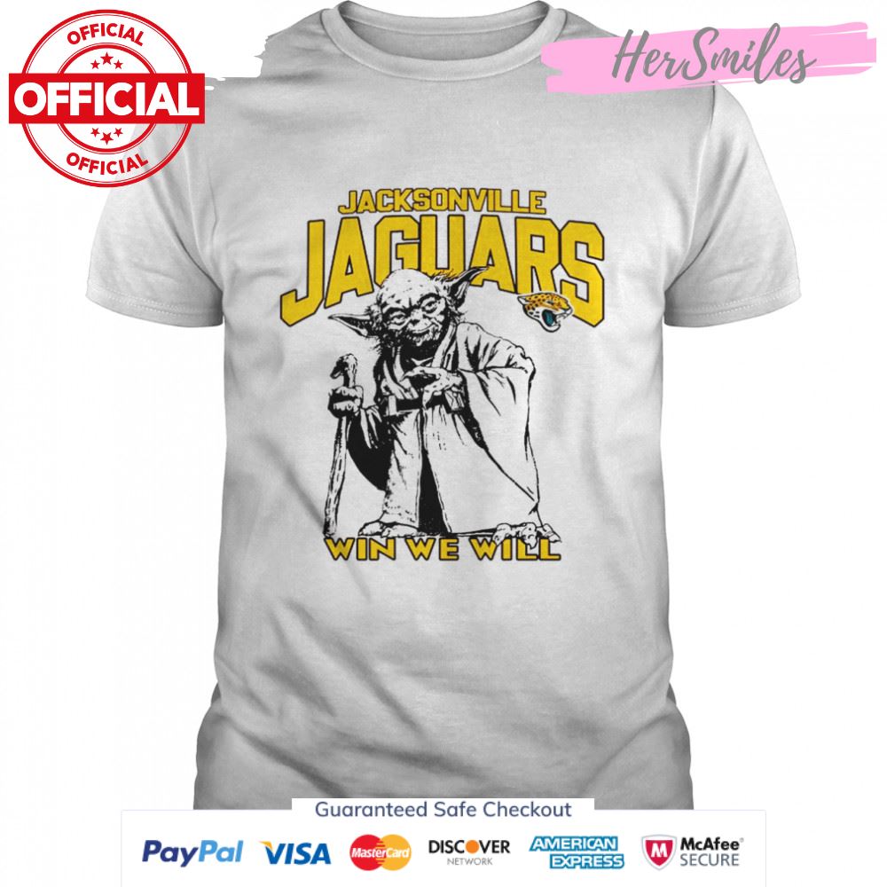 Jacksonville Jaguars Star Wars Yoda Win We Will T- shirt