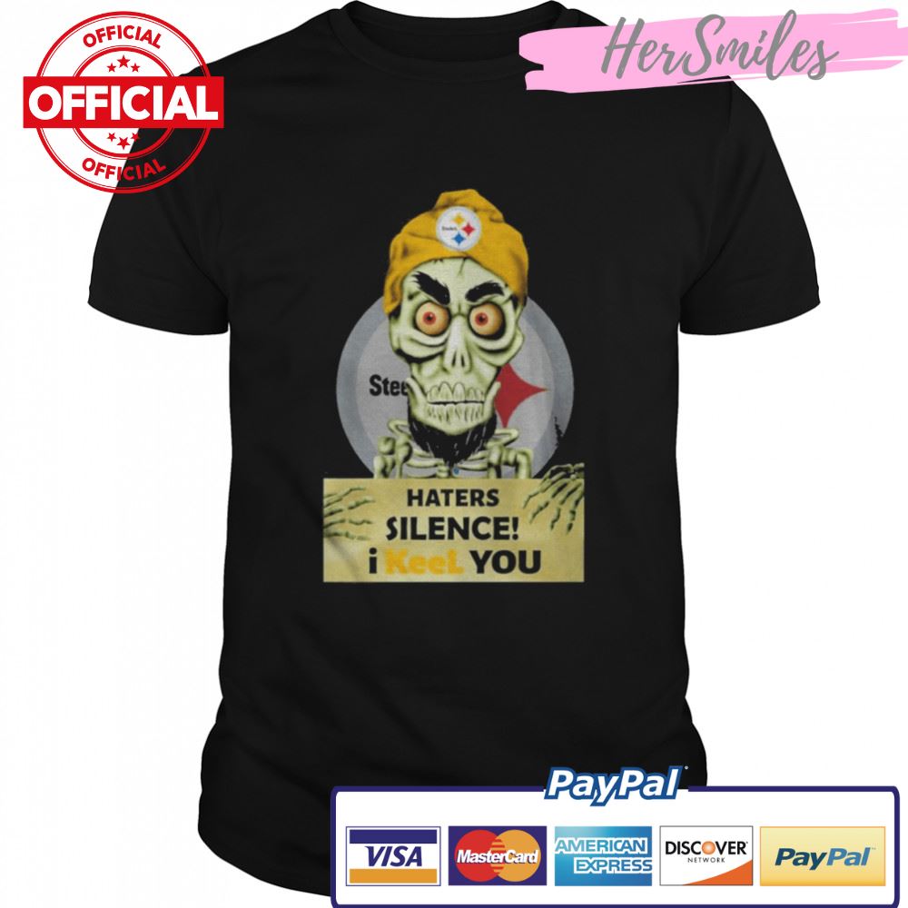 Jeff Dunham Pittsburgh steelers Haters Silence I Keel You Shirt
