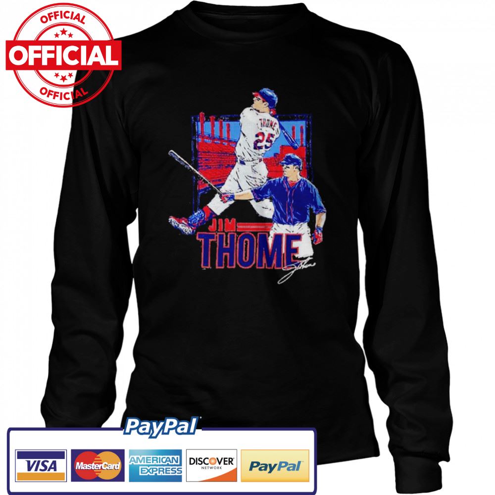 Jim Thome Cleveland Indians signature shirt Jim Thome Cleveland Indians signature shirt