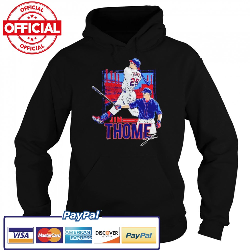 Jim Thome Cleveland Indians signature shirt Jim Thome Cleveland Indians signature shirt