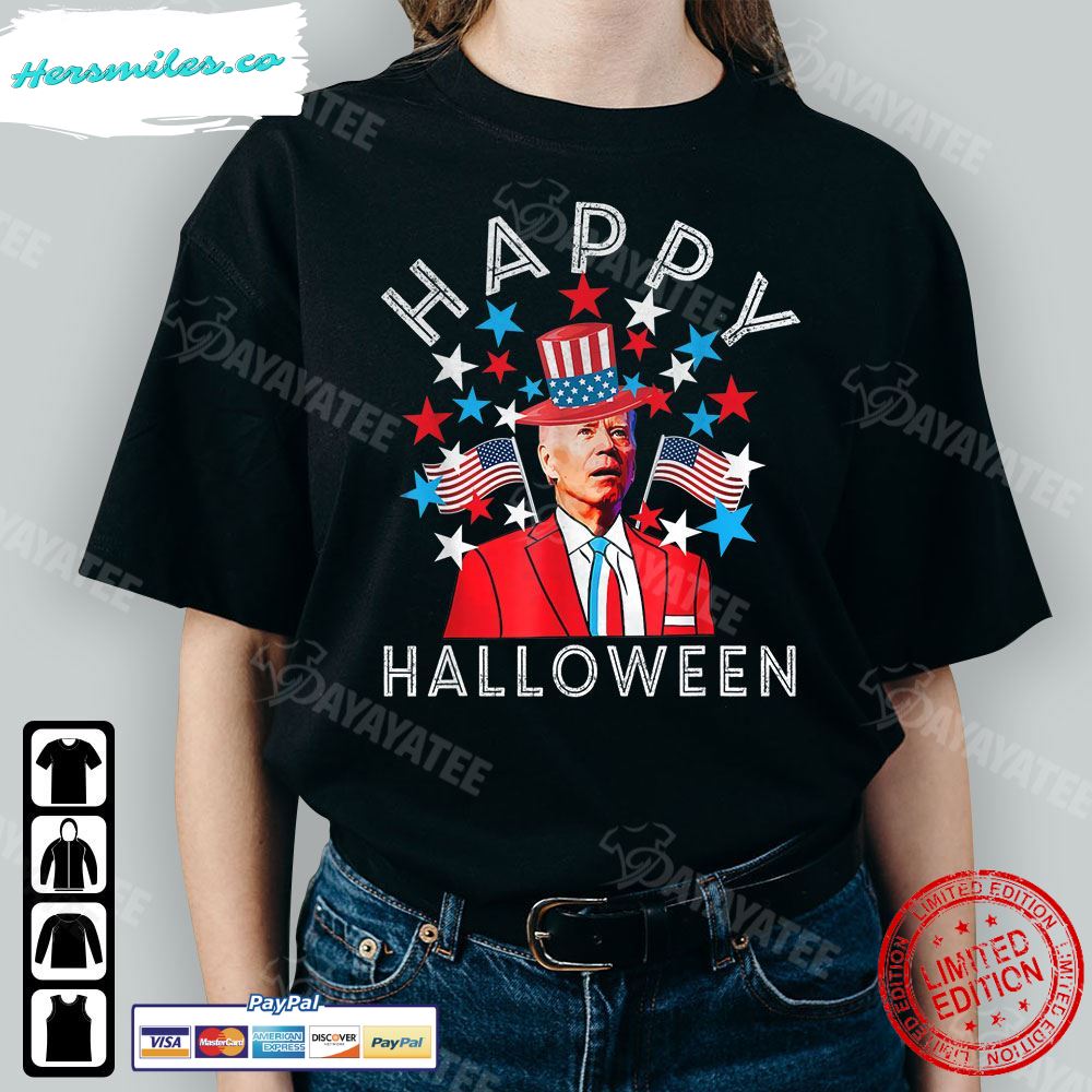 Joe Biden Happy Halloween Tank Top 4Th Of July Memorial Shirt T-Shirt