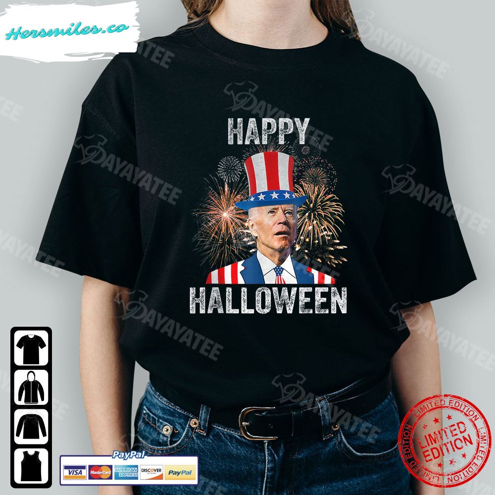 Joe Biden Happy Halloween Tank Top 4Th Of July Shirt T-Shirt