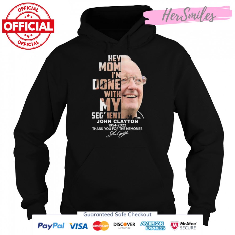 John Clayton 1954-2022 thank you for the memories signature shirt John Clayton 1954-2022 thank you for the memories signature shirt