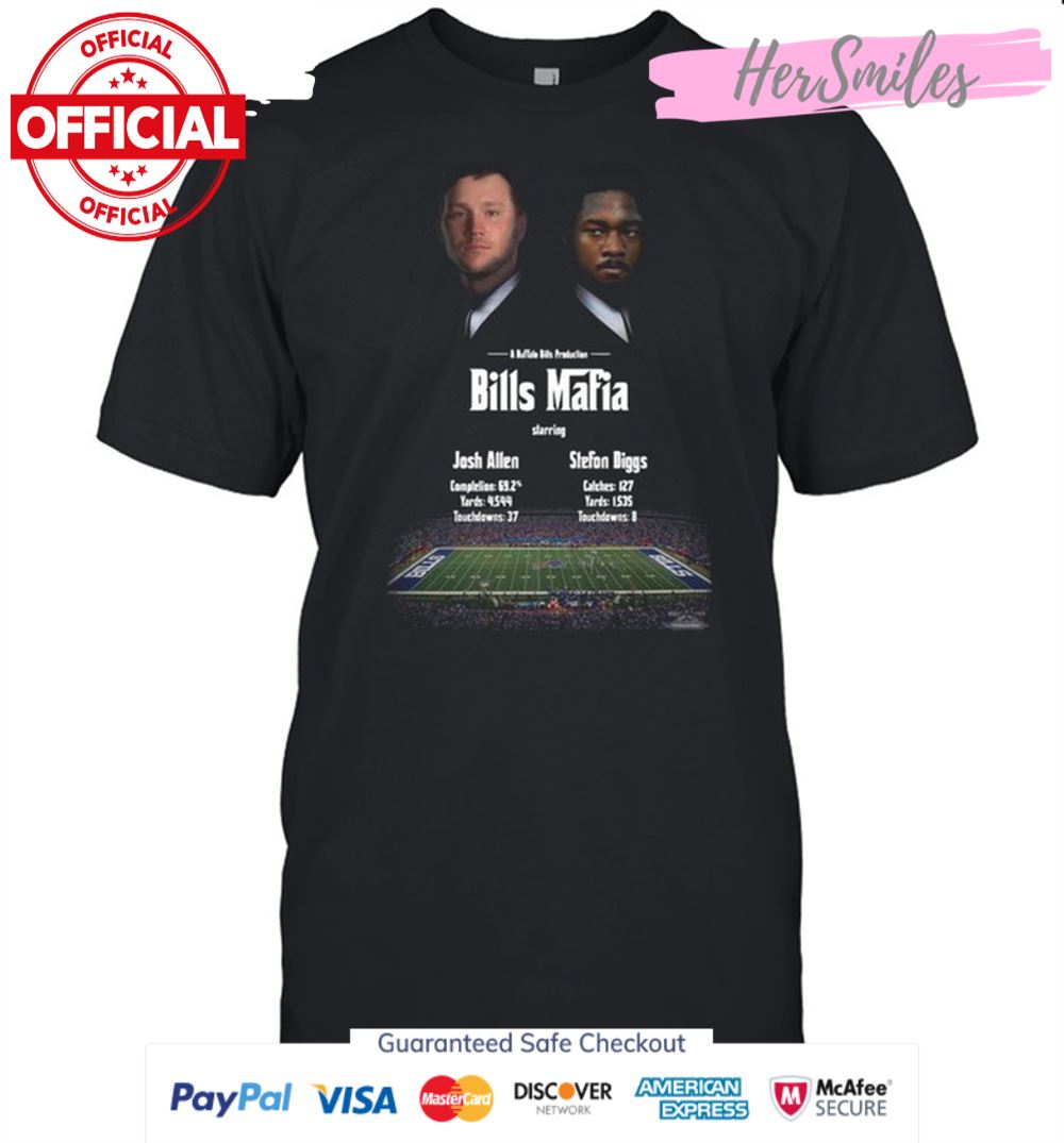 Josh Allen Vs Stefon Diggs In A Buffalo Bills Production Bills Mafia 2021 shirt