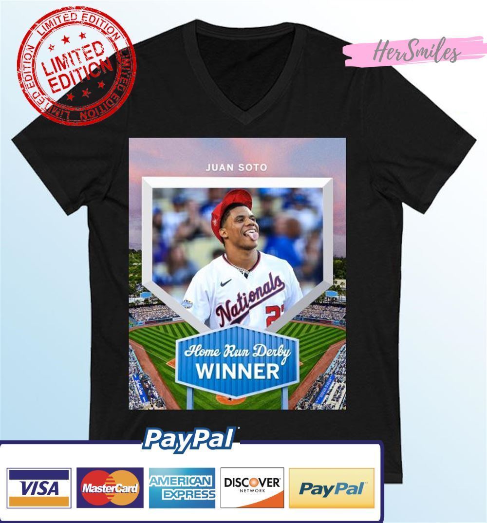 Juan Soto Washington Baseball Home Run Derby Winner Graphic T-Shirt