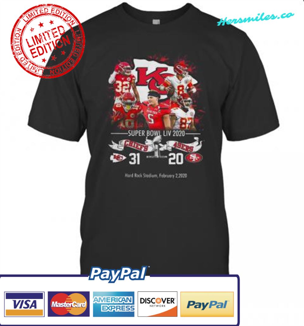 Kansas City Chiefs NFL Super Bowl Liv 2020 Vs San Francisco 49Ers T-Shirt