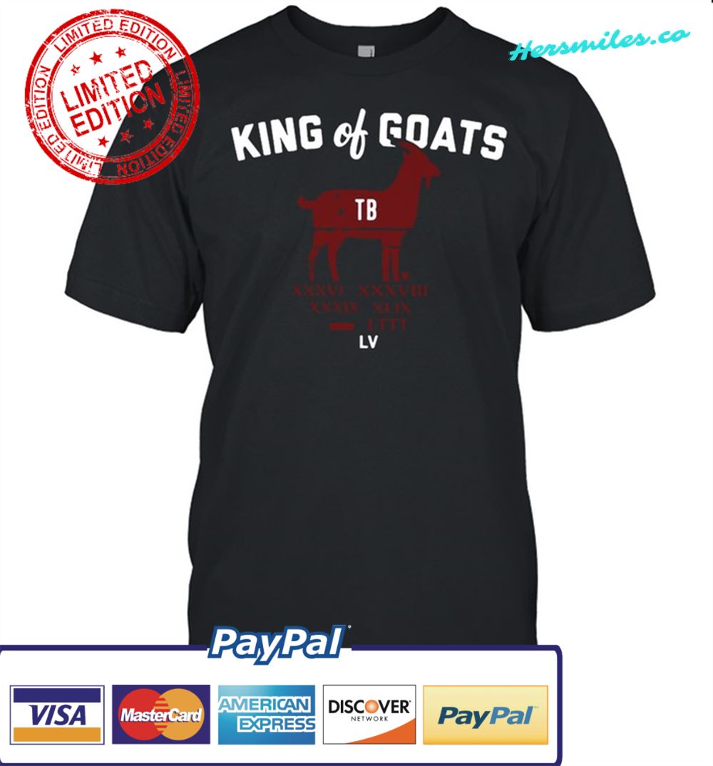 King Of Goats Tampa Bay Buccaneers LV shirt