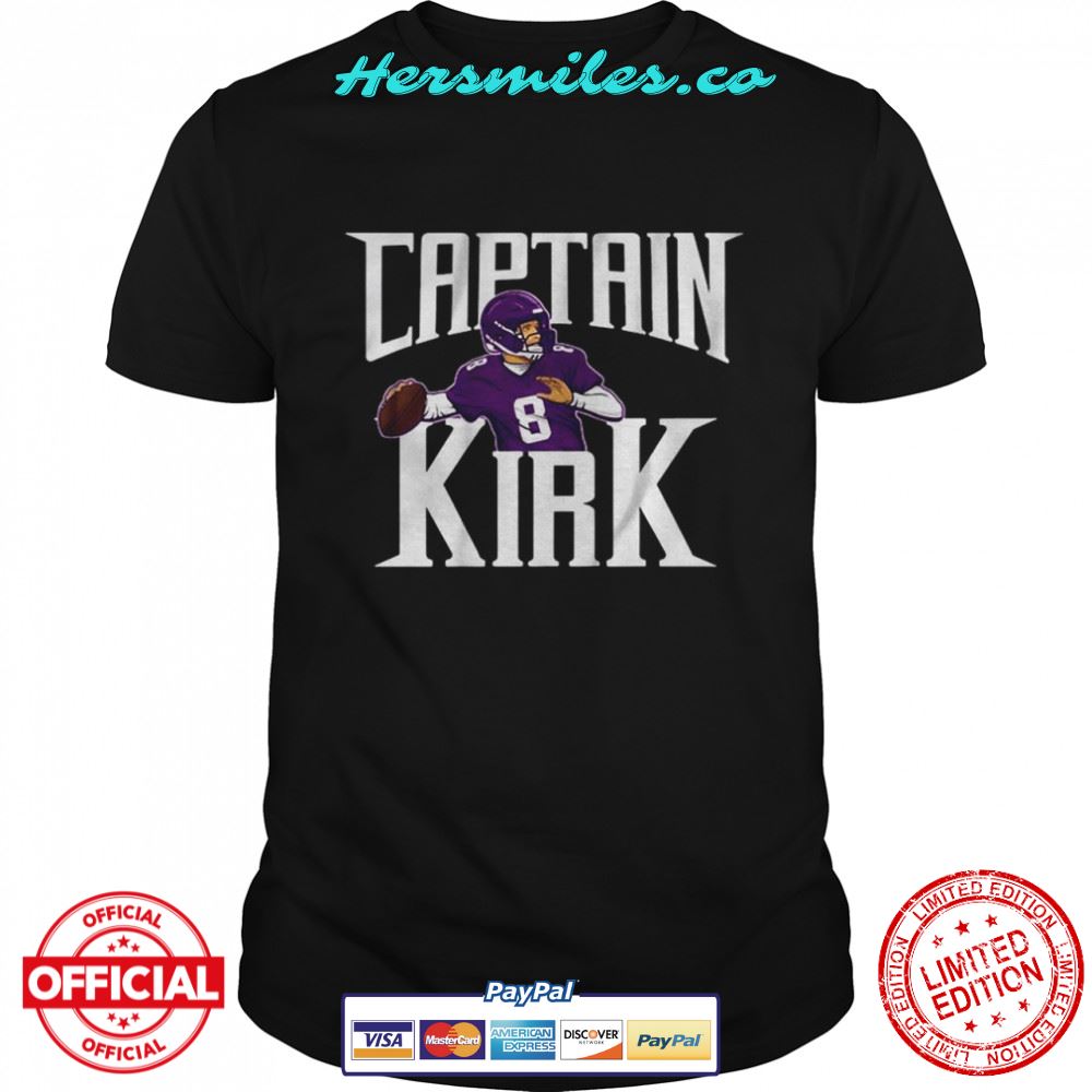 Kirk Cousins Captain Kirk Minnesota Vikings Shirt