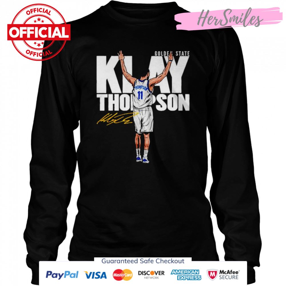 Klay Thompson Golden State Basketball signature unisex T-shirt Klay Thompson Golden State Basketball signature unisex T-shirt