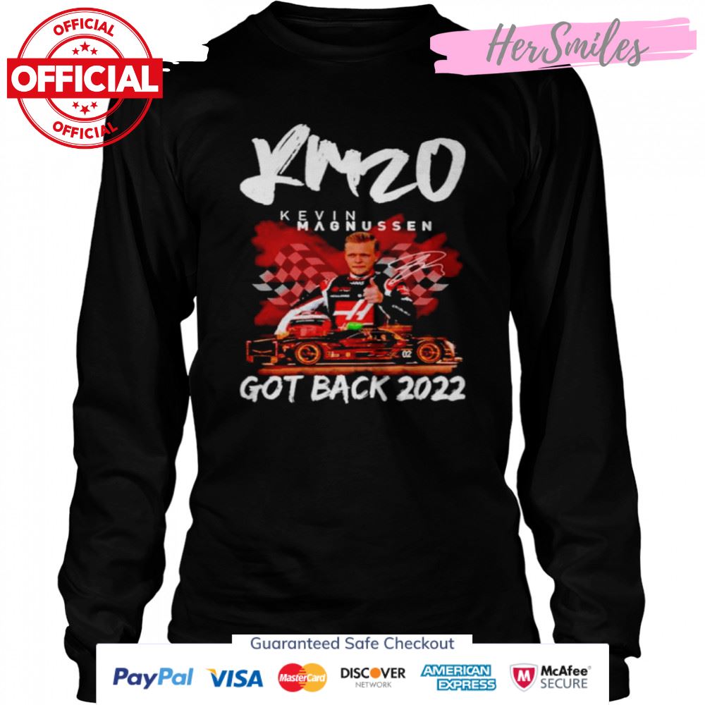 KM20 Kevin Magnussen Got Back Signatures Shirt KM20 Kevin Magnussen Got Back Signatures Shirt