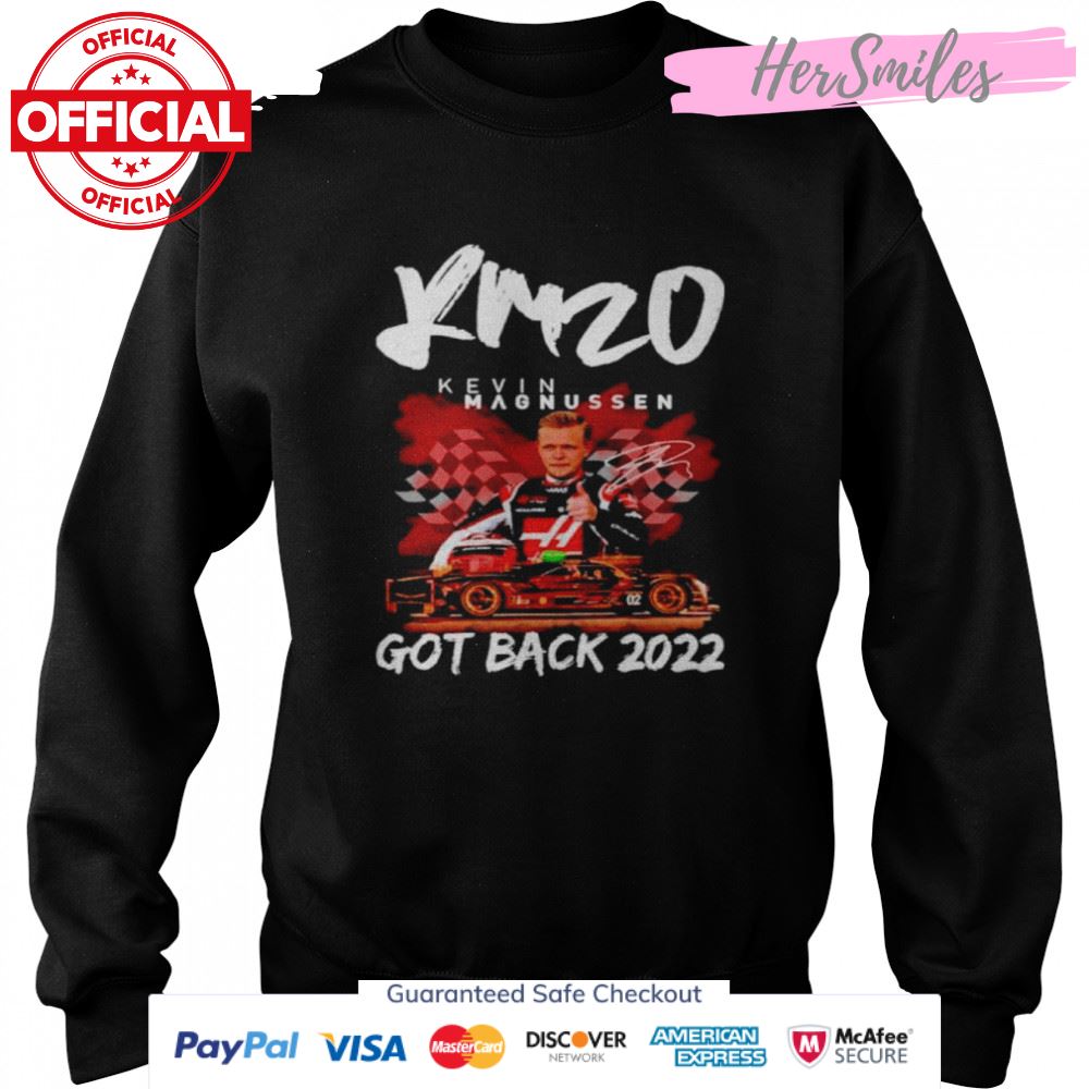 KM20 Kevin Magnussen Got Back Signatures Shirt KM20 Kevin Magnussen Got Back Signatures Shirt