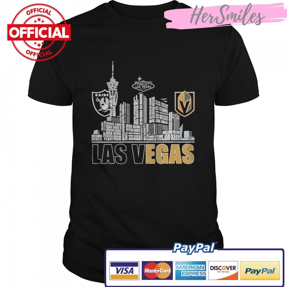 Las Vegas Raiders And Vegas Golden Knights Football Las Vegas City Shirt