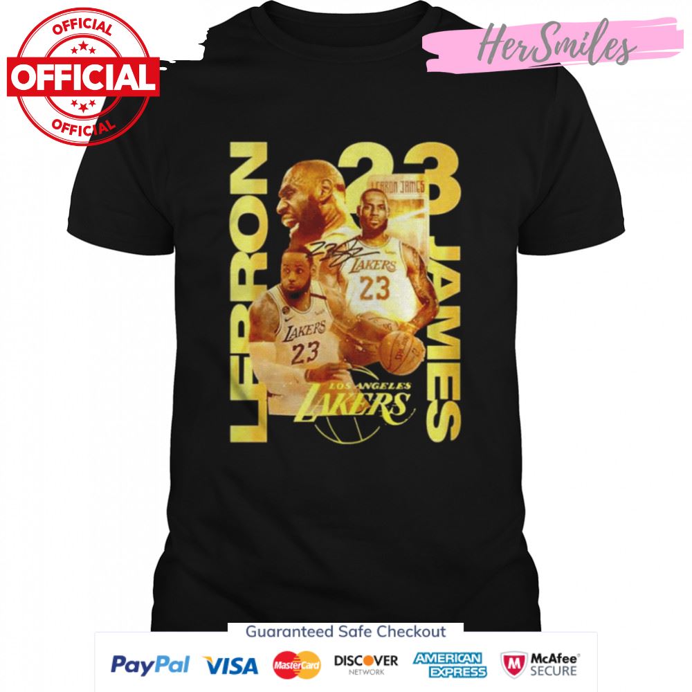 Lebron James 23 Los Angeles Lakers MVP signature shirt
