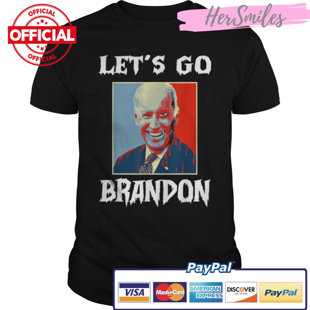 Let’s Go Brandon Funny Scary Biden Halloween Shirt