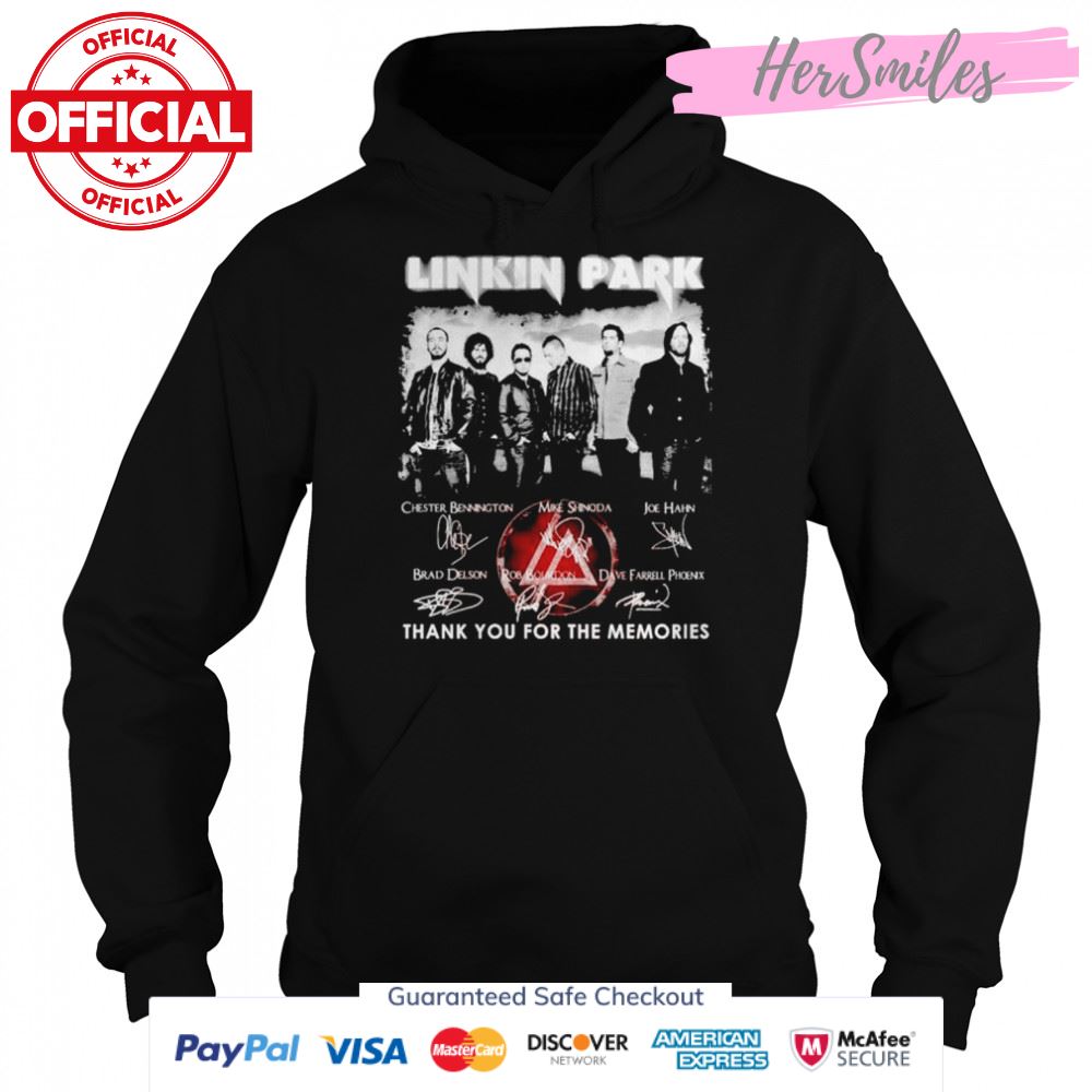 Linkin Park characters signature thank you for the memories shirt