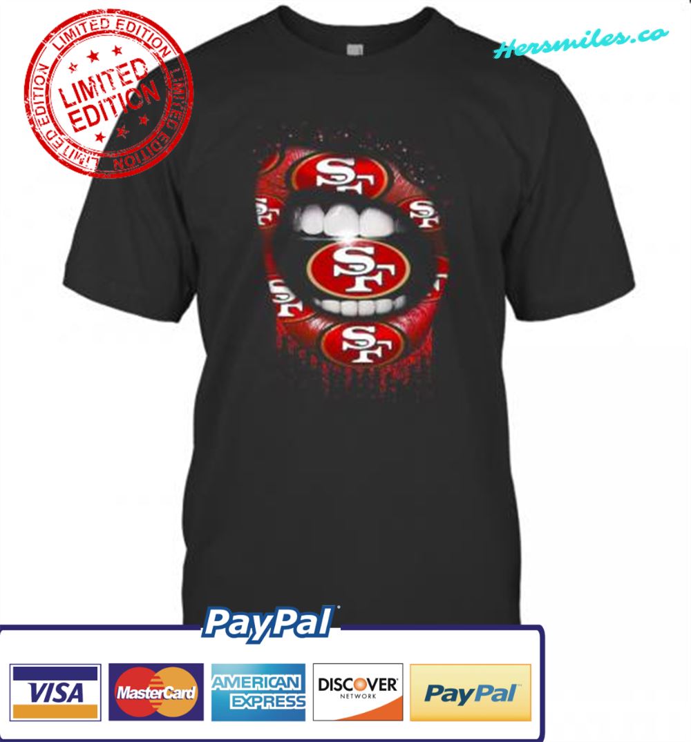 Lips San Francisco 49Ers Football T-Shirt