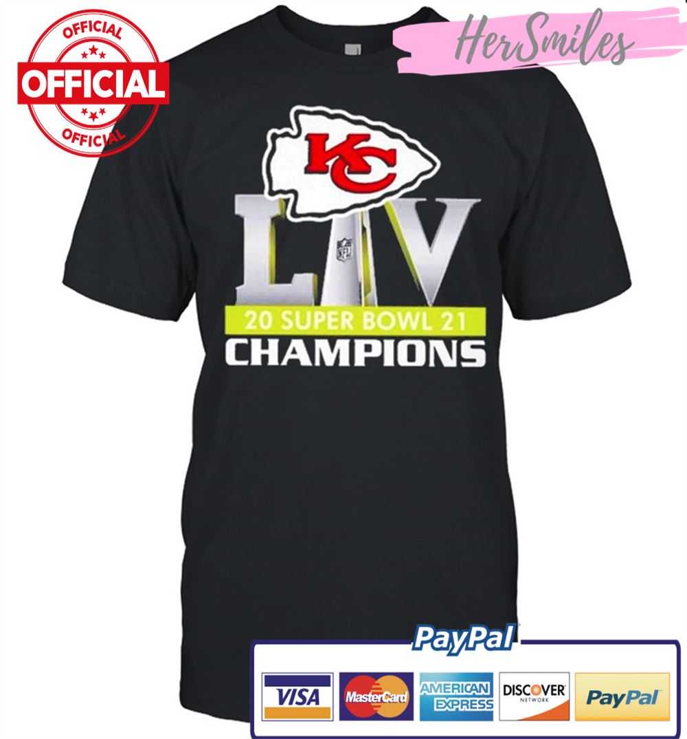 Logo Kansas City Chiefs Liv 2021 Super Bowl Champions shirt
