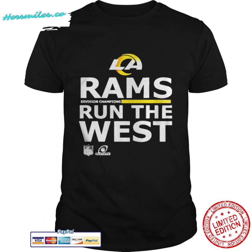 Los Angeles Rams Run The West 2022 Division Champions Shirt