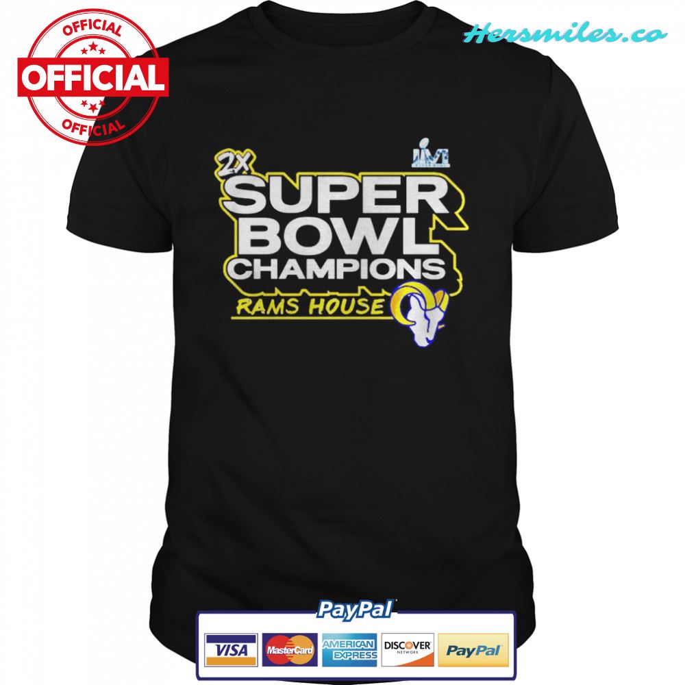 Los Angeles Rams Super Bowl LVI Rams house shirt