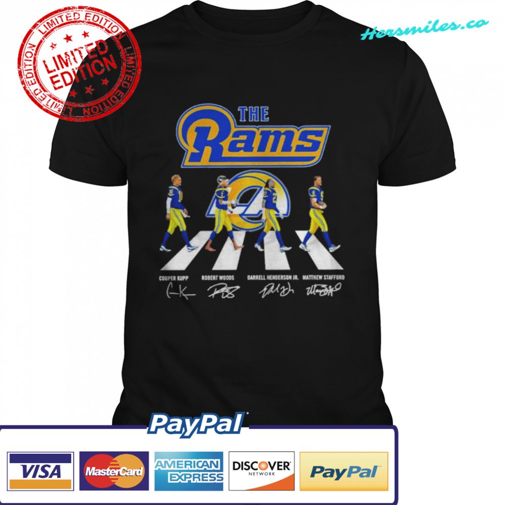 Los Angeles Rams The Rams Players Abbey Road signatures shirt