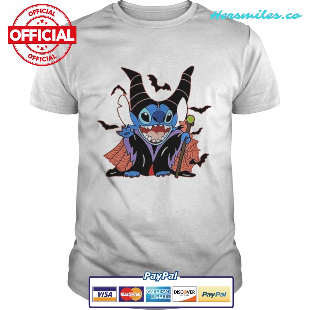 Maleficent Stitch Hallowwen shirt