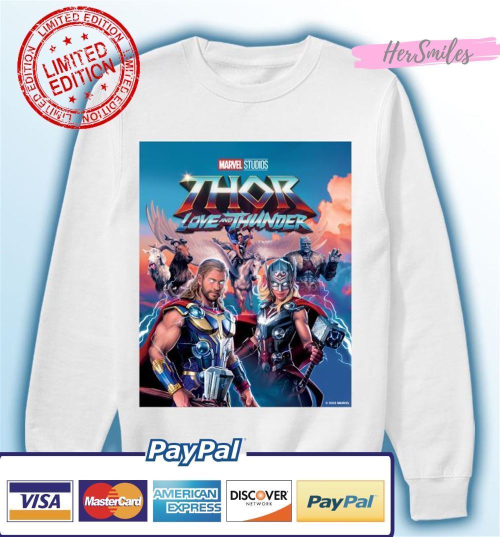 Marvel Studios Thor Love And Thunder Comic Posters Classic T-Shirt Marvel Studios Thor Love And Thunder Comic Posters Classic T-Shirt