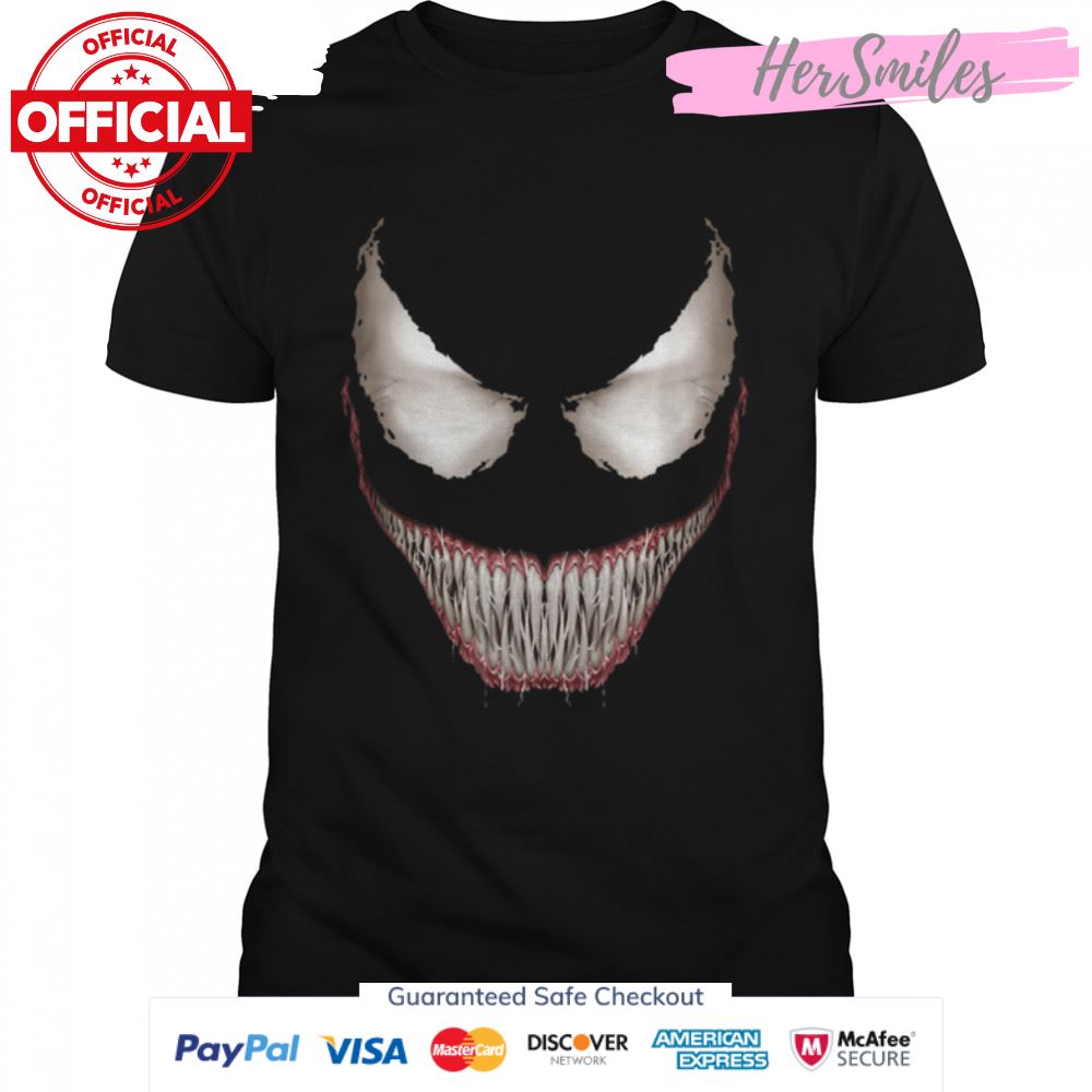 Marvel Venom Big Face Grin Halloween Costume T-Shirt