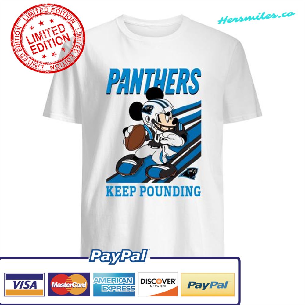 Mickey Mouse Carolina Panthers Keep Pounding shirt