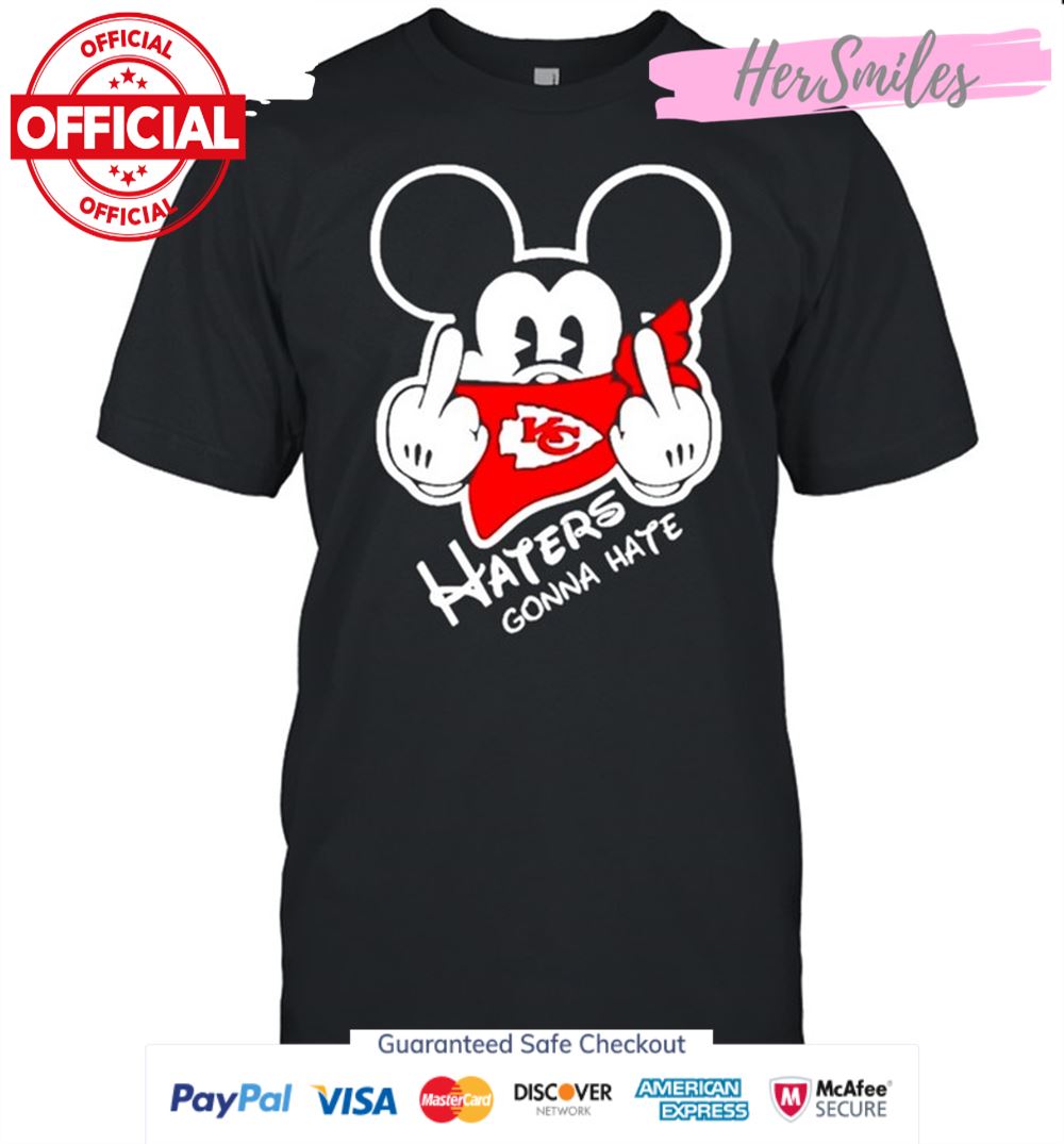 Mickey Mouse haters gonna hate Kansas City Chiefs shirt
