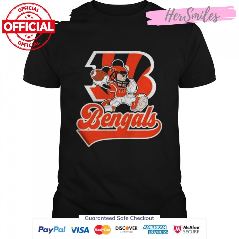 Mickey Mouse Player Cincinnati Bengals shirt