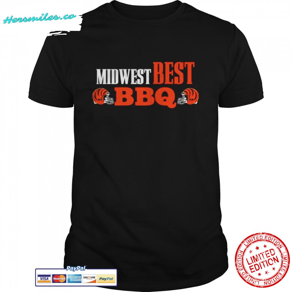 Midwest Best BBQ and Bengals shirt