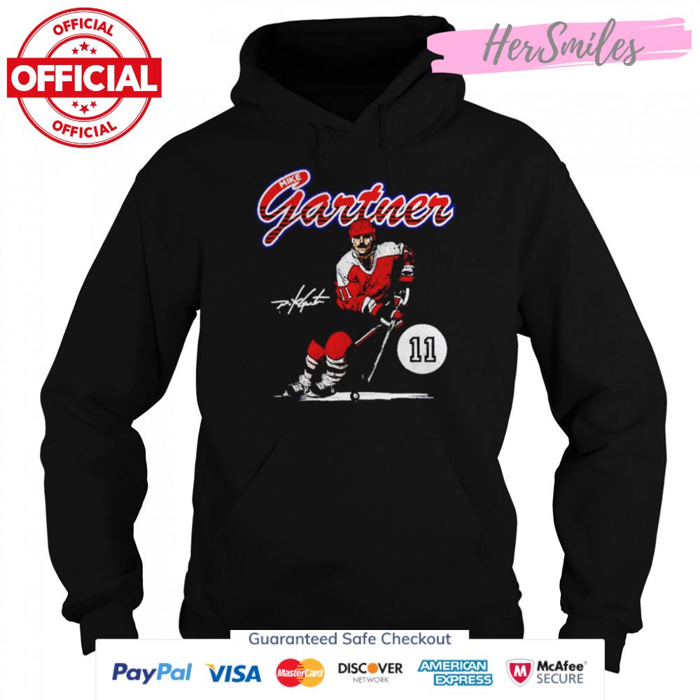 Mike Gartner Washington Capitals Retro Script Signature shirt Mike Gartner Washington Capitals Retro Script Signature shirt