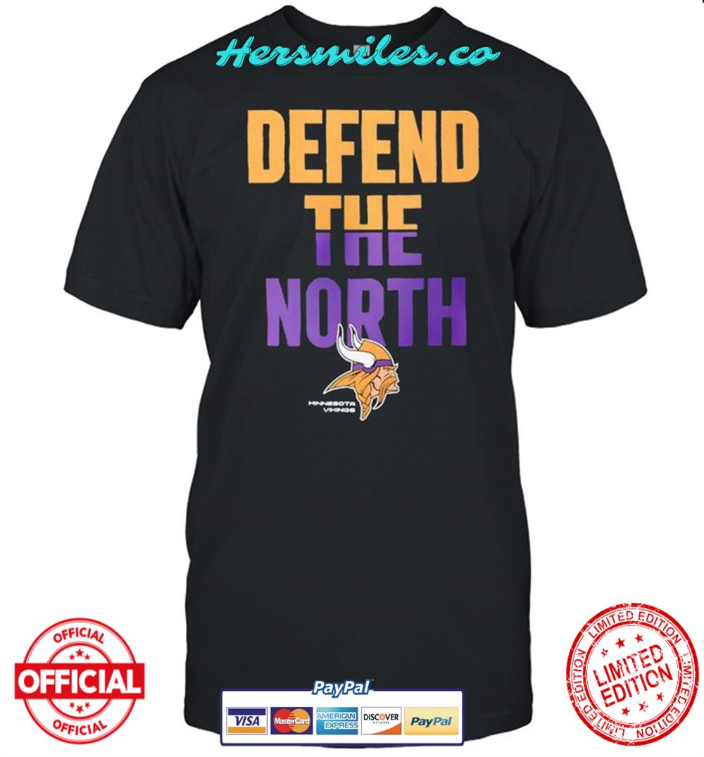 Minnesota Vikings Nike defend the north shirt