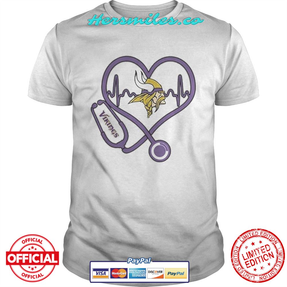 Minnesota Vikings nurse heartbeat shirt