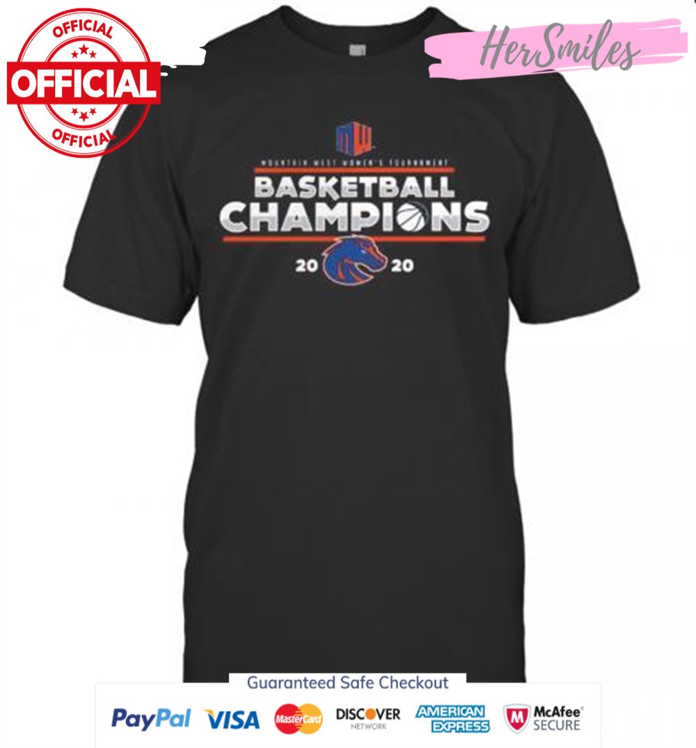 Mountain West Women&#039S Tournament Basketball Champions 2020 Denver Broncos Team T-Shirt