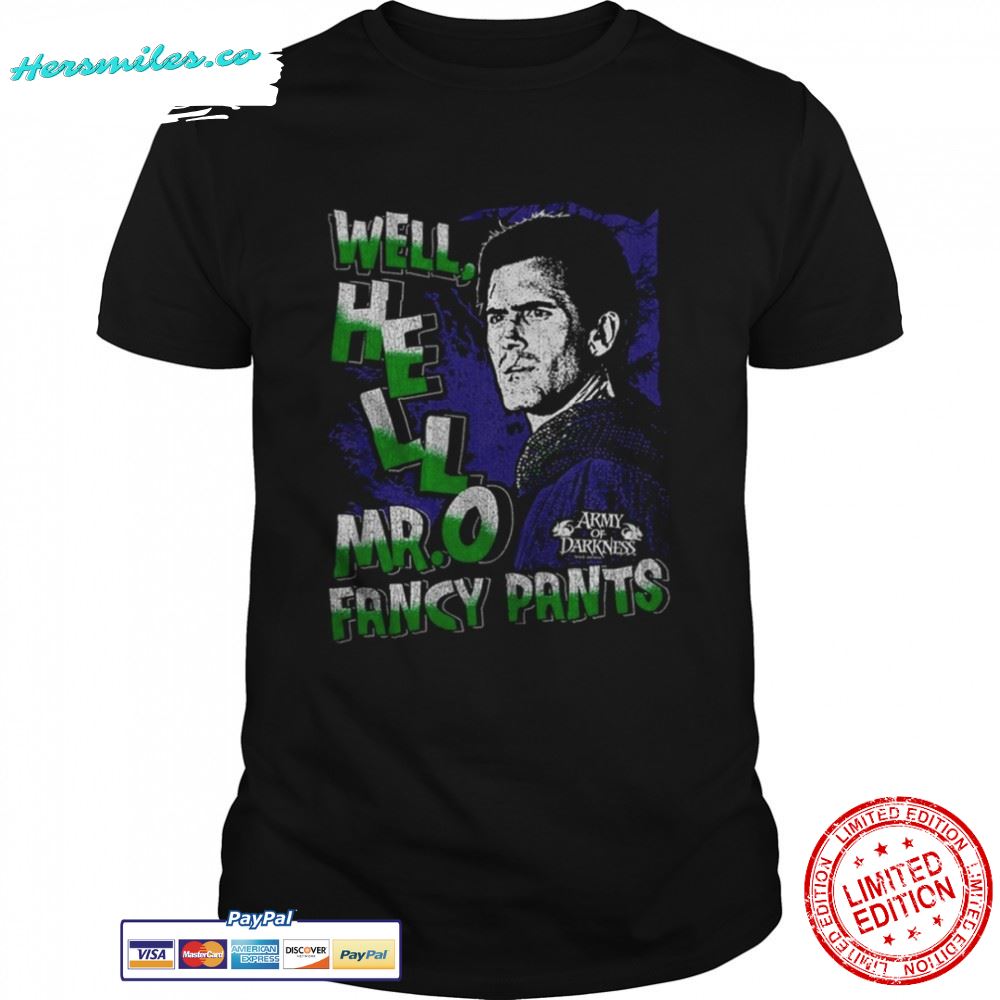 Mr Fancy Pants Army Of Darkness 80s 90s Horror shirt