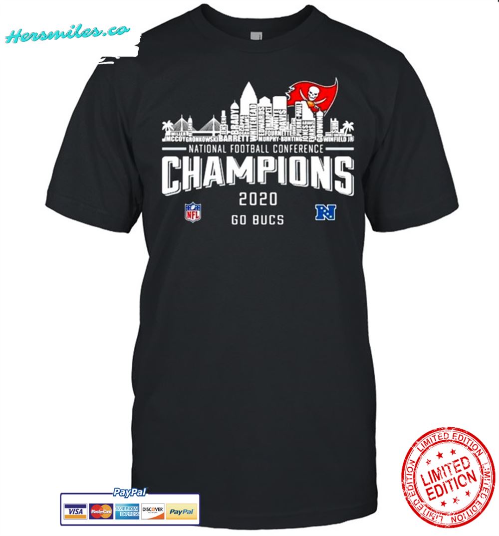 National Football Conference Champions 2020 Go Bucs Tampa Bay Buccaneers shirt