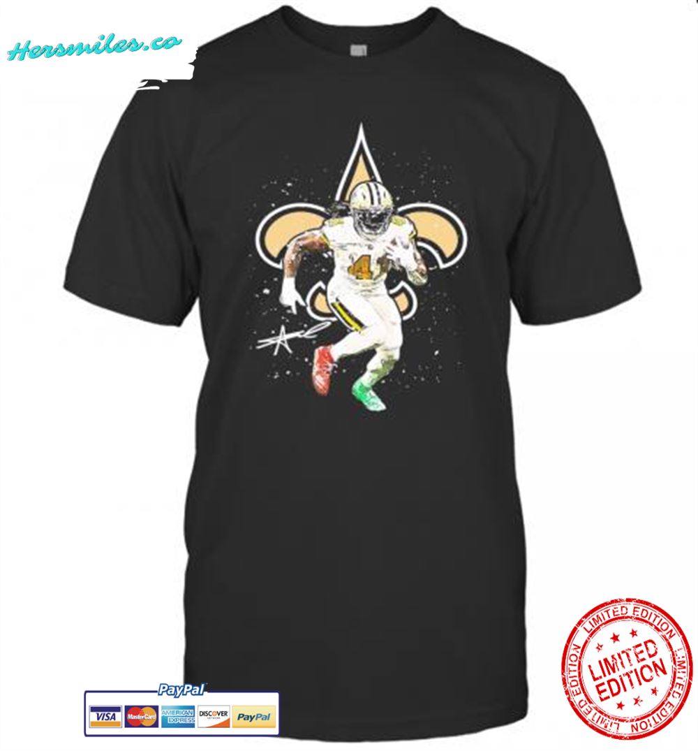 New Orleans Saints Alvin Kamara Signature T-Shirt