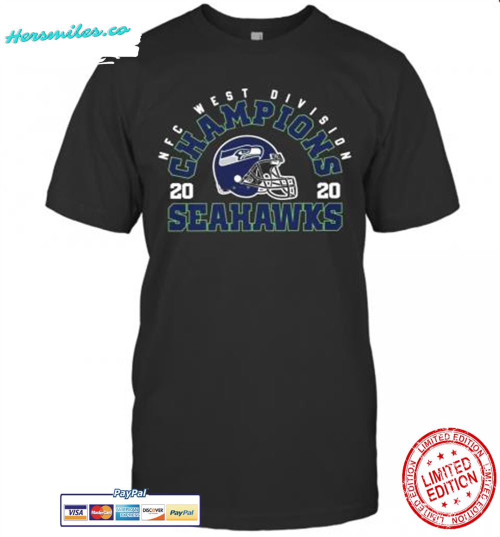 NFC West Division Champions 2020 Seattle Seahawks Football T-Shirt