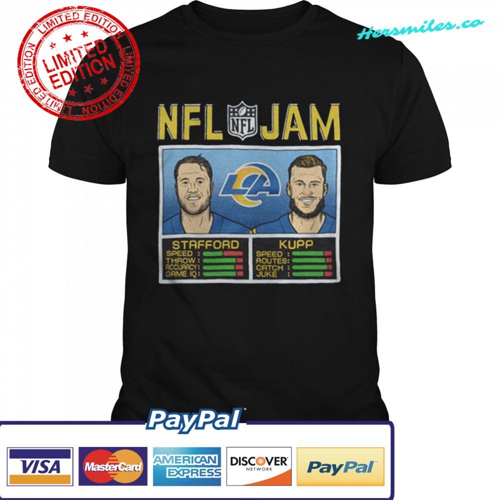 NFL Jam Matthew Stafford And Cooper Kupp Los Angeles Rams Shirt