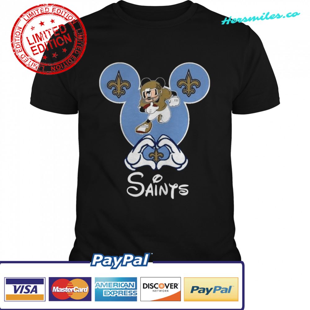 Nfl New Orleans Saints Mickey Mouse Shirt