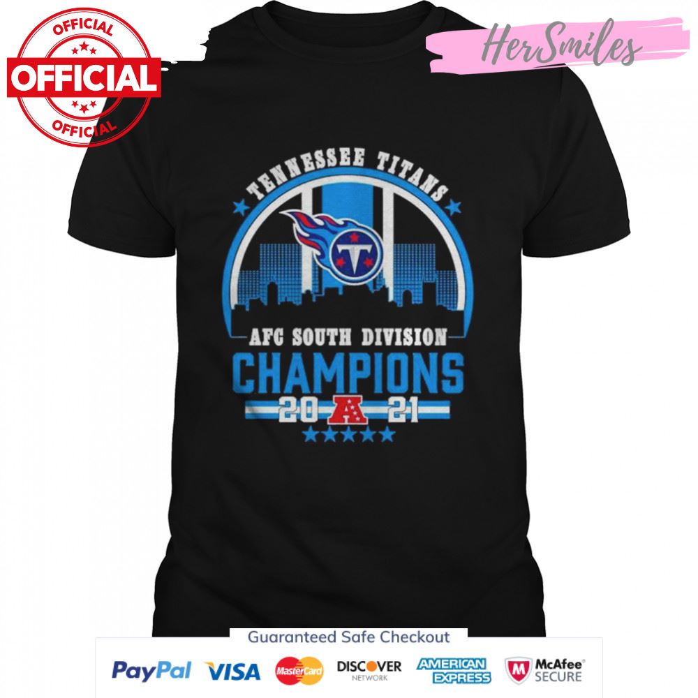Nice tennessee Titans 2021 AFC South Division Champions 2002 – 2021 Matchup City shirt