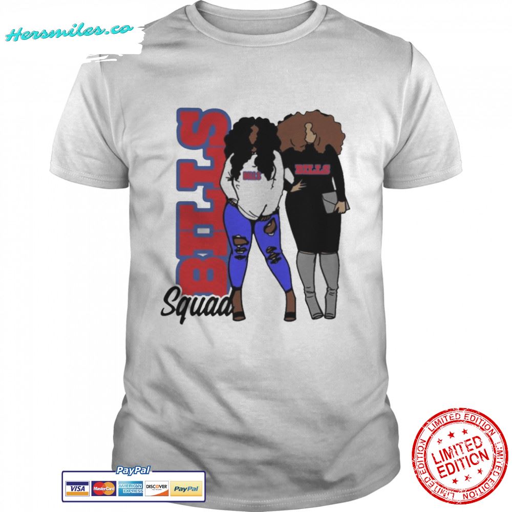 Official black woman friend buffalo bills squad shirt