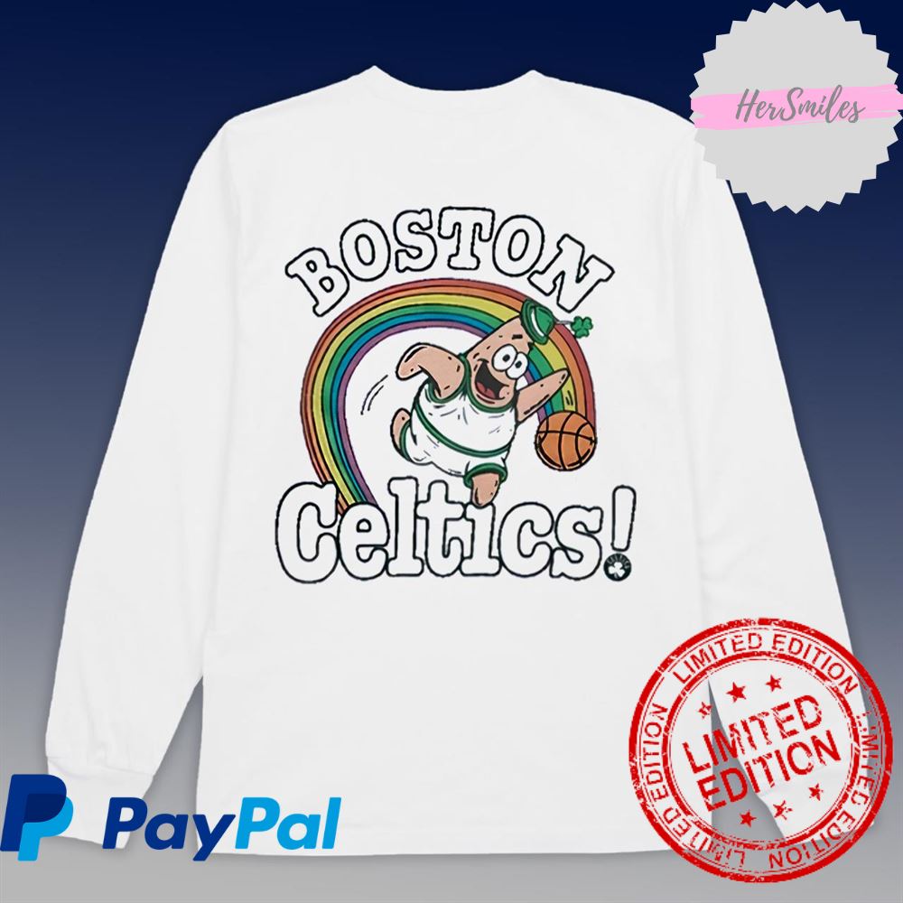 Official Kelly Boston Celtics Spongebob Collab Classic T-Shirt