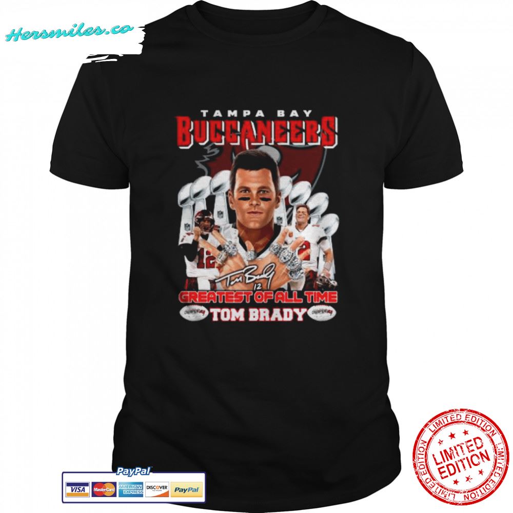 Official Tom Brady Greatest Of All Time Tampa Bay Buccaneers shirt