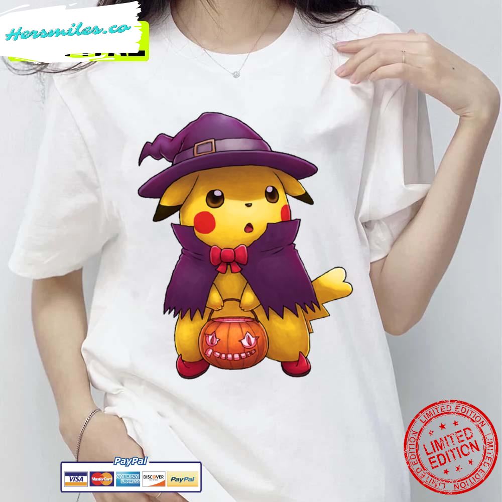 Pikaboo Pikachu Halloween Design Unisex T-Shirt